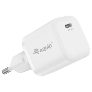 Equip Ladegerät 1Port USB-C PD3.0 20W weiß