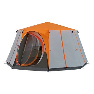 Coleman Kuppelzelt Octagon 8 Orange (orange/grau)