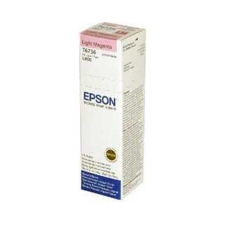 Epson T6736 - 70 ml - hellmagentafarben - original - Nachfülltinte - fr Epson L1800, L800, L805, L810, L850, EcoTank L1800