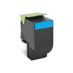 LEXMARK 802XCE Toner cyan Standardkapazitt 4.000 Seiten...