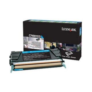 LEXMARK C748H3CG Optra C Toner cyan HC