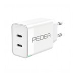 PEDEA 40W USB-C (PD) Schnellladegerät - 2-Ports...