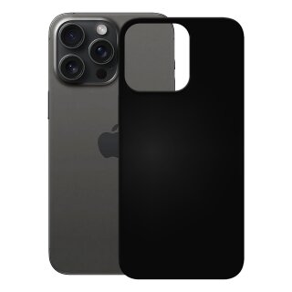PEDEA Soft TPU Case fr iPhone 15 Pro Max, schwarz