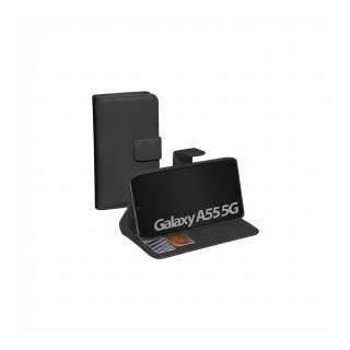 PEDEA Book Cover Classic fr Samsung Galaxy A55 5G, schwarz