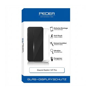 PEDEA Display-Schutzglas fr Xiaomi Redmi 14T Pro