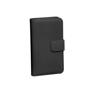 PEDEA Book Cover Classic fr Samsung Galaxy S25 Edge, schwarz