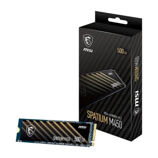 M.2 500GB MSI Spatium M450 V1 (2280) PCIe Gen4 x4 NVMe