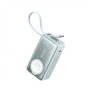 Anker MagGo - Powerbank - 10000 mAh - 35 Watt (24 pin USB-C) - wei