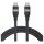 ANKER USB-C auf USB-C Kabel 180cm 240W Upcycled geflochten PCR Soft-touch weich und robust USB-IF zertifiziert schwarz