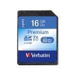 CARD 16GB Verbatim Premium HC 80MB/s