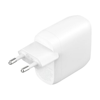 Belkin 60W Dual USB-C Ladegerät mit Power Deliver, weiss