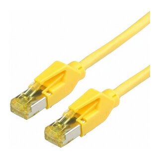DRAKA Patchkabel Cat.6A (Class EA) S/FTP, UC900 TM31, LSOH, gelb, 2 m