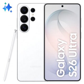 Samsung Galaxy S26 Ultra 512GB White 17,49cm (6,9") OLED Display, Android 16, 200MP Quad-Kamera