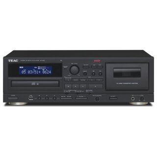 TEAC AD-850-SE CD- & Kassettenspieler mit USB Schwarz
