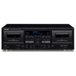 TEAC W-1200 Doppel-Kassettendeck USB-Ausgang schwarz