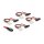 Kabel mini SAS SFF-8087 > 4 x SAS SFF-8482 + Power 1 m