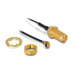 Adapterkabel I-PEX Stecker > RP-SMA