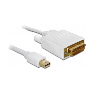 Kabel mini DisplayPort Stecker zu DVI 24+1 Stecker 2 m