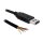 USB 2.0 zu Seriell TTL (3,3 V) Konverter mit 6 offenen Kabelenden 1,8 m