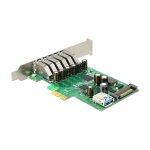 PCI Express x1 Karte zu 6 x extern + 1 x intern USB 5...