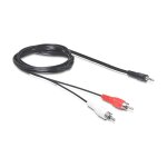 Kabel Audio 3,5 mm Klinkenstecker > 2 x Cinch Stecker...
