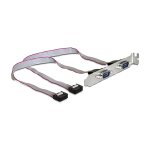 Slotblech - Seriell 2xPort (40cm)