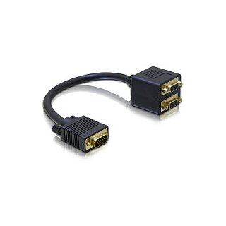 Adapter VGA Stecker zu 2 x VGA Buchse
