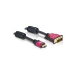 HDMI - DVI 1,8m vergoldet Delock