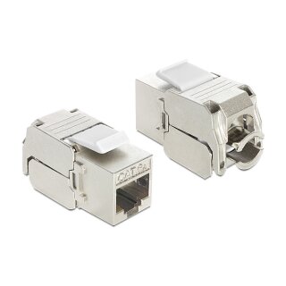 DeLock Keystone Modul RJ45 Buchse > LSA Cat.6A STP