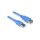 USB 5 Gbps Verlängerungskabel Typ-A Stecker zu Buchse 1 m blau
