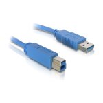 USB 5 Gbps Kabel Typ-A Stecker zu Typ-B Stecker 2 m blau