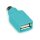 VALUE PS/2 - USB Maus-Adapter, grün