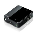KVM Desktop Switch 2-Port USB 4K DisplayPort 1.2 KVM...