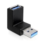 Adapter USB 3.0 Typ-A Stecker > Typ-A Buchse gewinkelt...