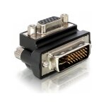 Adapter VGA Buchse zu DVI 24+5 Pin Stecker rechts gewinkelt