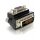 Adapter VGA Buchse zu DVI 24+5 Pin Stecker rechts gewinkelt