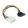 Kabel SATA 15 Pin HDD zu 4 Pin Stecker – gewinkelt