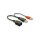 DeLock USB 2.0 (2xST-BU) 0,2m Y-Kabel Schwarz