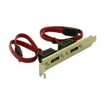 - SATA -> eSATA 2xP