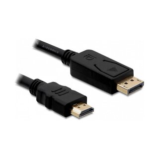 Kabel DisplayPort 1.1 Stecker > High Speed HDMI-A Stecker Passiv 1 m schwarz