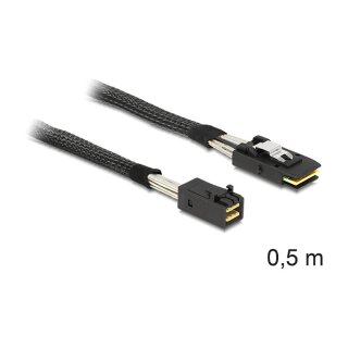 Kabel Mini SAS HD SFF-8643 > Mini SAS SFF-8087 0,5 m