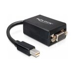 Adapter mini DisplayPort 1.2 Stecker > VGA Buchse schwarz