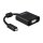 Adapter HDMI Micro-D Stecker > VGA Buchse mit Audio schwarz
