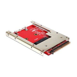 Konverter IDE 44 Pin > mSATA mit 2.5" Rahmen - 7 mm