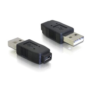 Delock USB-Adapter - USB (M) bis Mikro-USB Typ AB (W)