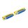SER Delock 65483 Sub-D 25 Sub-D 25 Blau - Silber - Gelb Kabelschnittstellen-/adapter