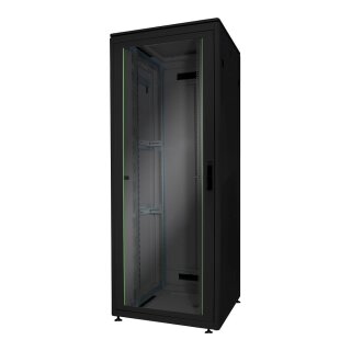 DIGITUS Netzwerkschrank Unique 32HE 1609x800x800mm schwarz (Speditionsversand)