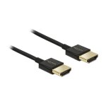 HDMI Delock Premium - HDMI with Ethernet cable - HDMI...