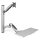 DIGITUS DA-90354 Wandhalterung für 1 Monitor + Tastaturhalterung 69cm 27" 8kg