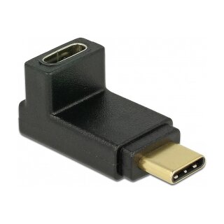 USB3.1 C-C ST-BU Adapter gewinkelt oben/unten Delock